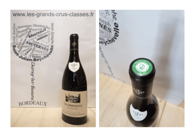 Chambertin Grand Cru 2020 - Jacques Prieur - CBO 3 x 75 cl