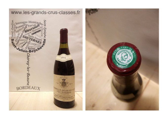 Chambolle-Musigny 1992 « Les Charmes » - Domaine Moine-Hudelot