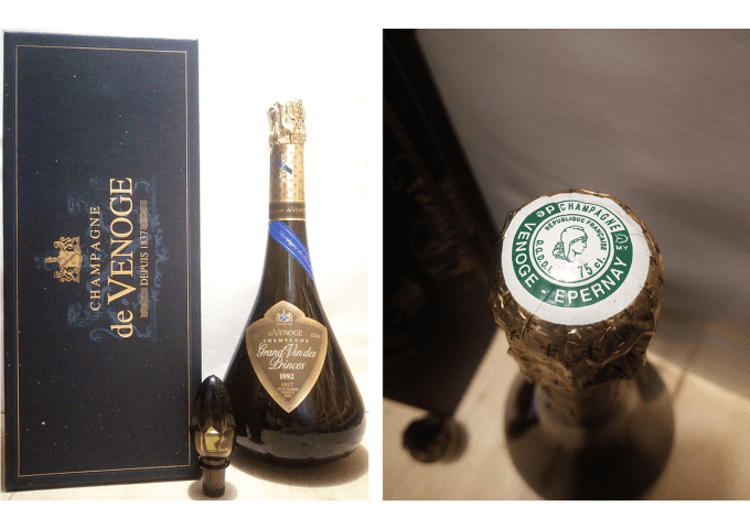 Champagne De Venoge 1992 - Cuvée Grand Vin des Princes