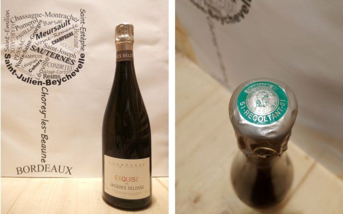 Champagne Jacques Selosse Exquise Blanc Sec - Dégorgement 25 février 2020