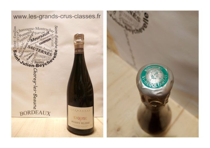 Champagne Jacques Selosse Exquise Blanc Sec - Dégorgement 25 février 2020
