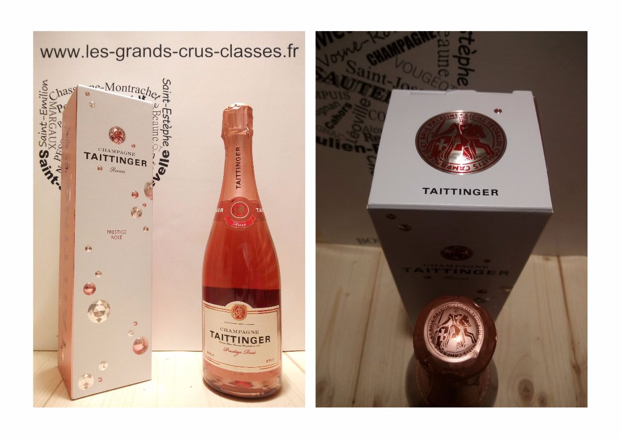 Champagne Taittinger Rosé - Coffret Boîte
