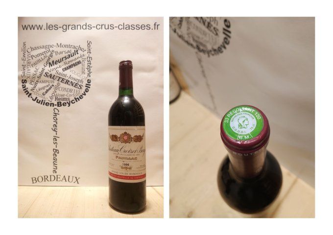 Château Croizet Bages 1996