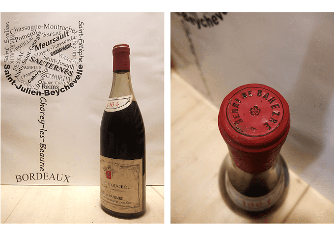 Clos de Vougeot 1964 - Henri de Bahezre - Bouteille n°2