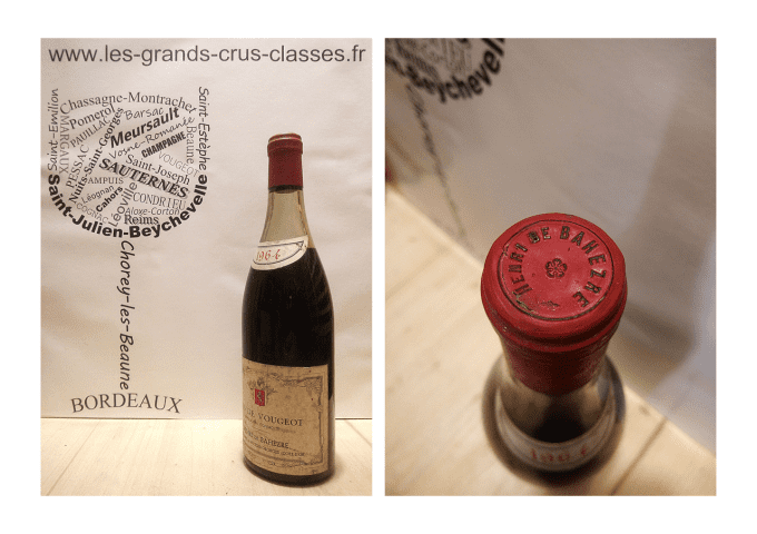 Clos de Vougeot 1964 - Henri de Bahezre - Bouteille n°2