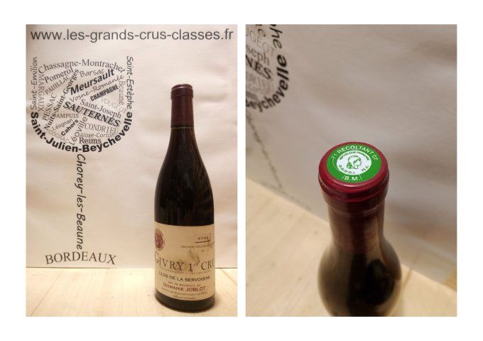 Givry 1er Cru 2001 - Clos de la Servoisine - Domaine Joblot