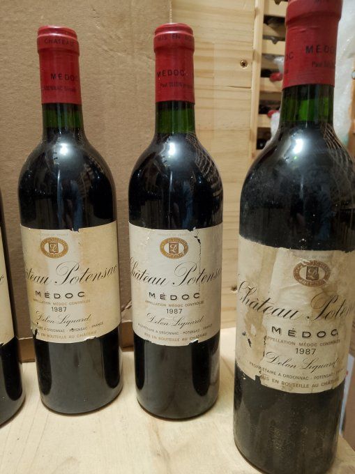 9 x 75 cl - Château Potensac 1987