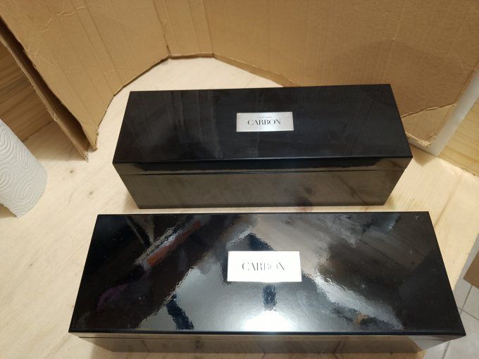 2 x 75 cl - Champagne Carbon - F1 Edition - Coffret bois