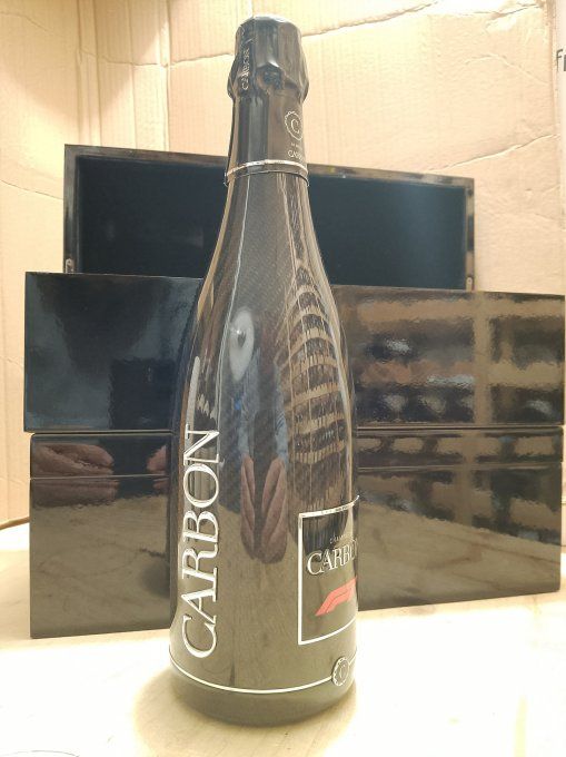 2 x 75 cl - Champagne Carbon - F1 Edition - Coffret bois