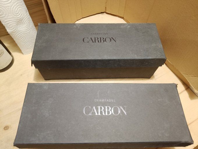 2 x 75 cl - Champagne Carbon - F1 Edition - Coffret bois