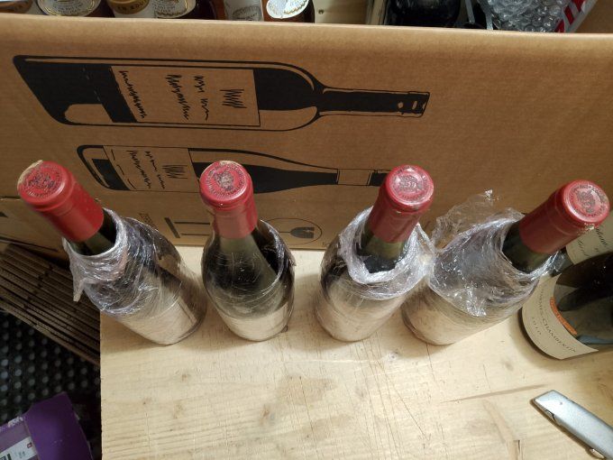 4 x 75 cl - Volnay 1er Cru 1989 - Champans - Marquis d'Angerville