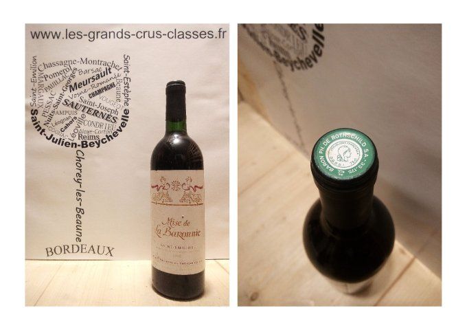 Baron Philippe De Rothschild - Mise de la Baronnie 1998 – Saint Emilion
