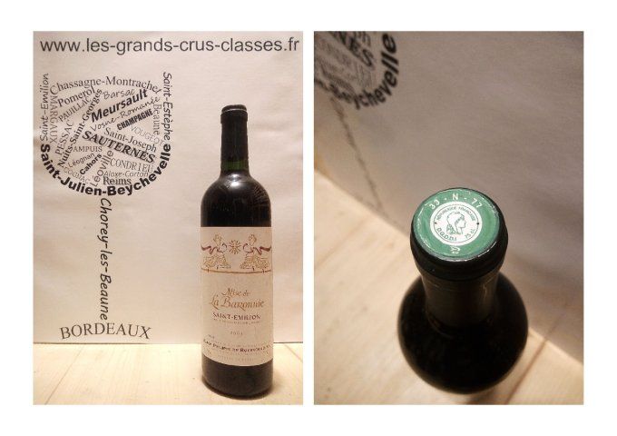 Baron Philippe De Rothschild - Mise de la Baronnie 2004 – Saint Emilion