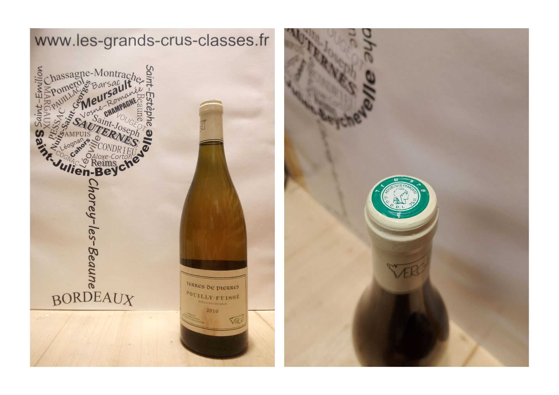 Pouilly-Fuissé 2010 - Terres de Pierre - Domaine Verget