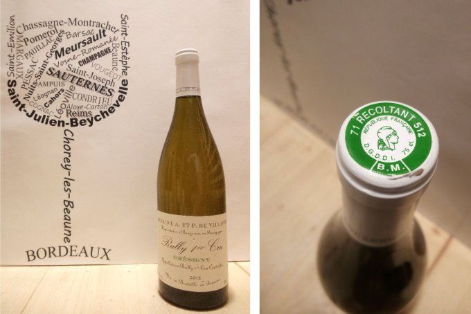 Rully 1er Cru Grésigny 2012 - Domaine de Villaine