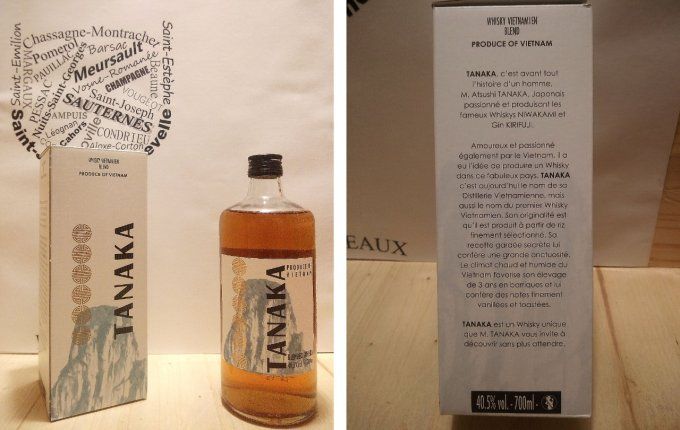 Tanaka Blended 40° - Whisky Vietnamien